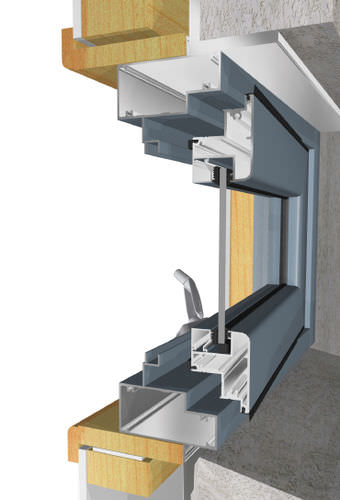 Fenêtre en aluminium - HEAVY DUTY SUMMIT - Wintec Aluminium Windows & Doors Australia Pty Ltd - battante / à double vitrage / acoustique
