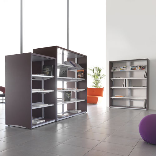 Rayonnage pour bibliothèque - KORTAZZ - DPC - pour médiathèque / modulaire