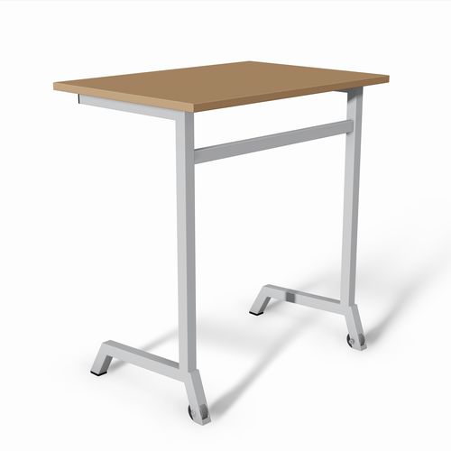Table d'enseignement contemporaine - MIDS - DPC - en stratifié / en mélaminé / avec piètement en acier
