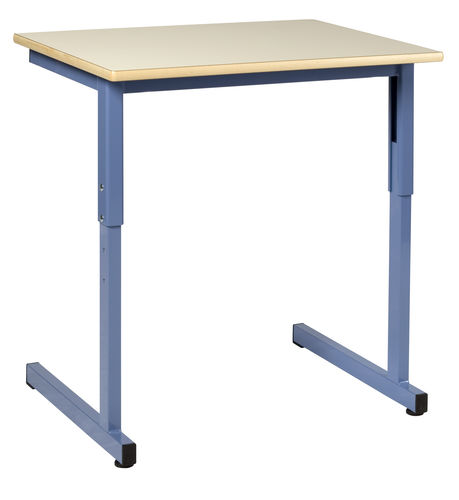 Table d'enseignement contemporaine - LODI - DPC - en stratifié / en mélaminé / avec piètement en métal