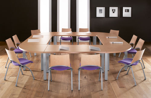 Plateau de table en mélamine - SYNODYS - DPC - en ABS / professionnel
