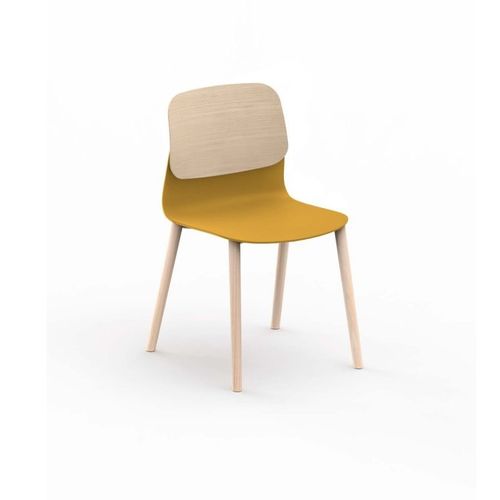 Chaise contemporaine - KLIK - DPC - d'intérieur / en acier / en polypropylène