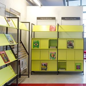 Rayonnage pour bibliothèque - KORYTEM - DPC - en métal