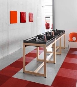 Rayonnage pour bibliothèque - MAJEO - DPC - pour médiathèque / pour école / en bois