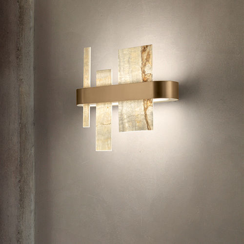 Applique murale contemporaine - HONICÉ A37 - Masiero - d'intérieur / en métal / en onyx