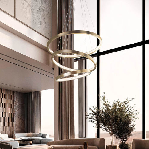 Lustre contemporain - LIBE COMBO S140 - Masiero - en métal / en cristal / professionnel