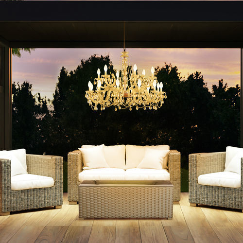 Lustre contemporain - DRYLIGHT S18 - Masiero - en PMMA / en cristal / professionnel