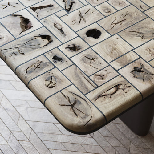 Panneau de construction en polystyrène - WOOD EYES SURFACE - Oscar Ono | Wood Manufacture - en bois / MDF / pour mur