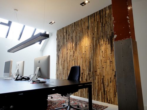 Panneau décoratif mural - INTERIOR WALL COVERING - Oscar Ono | Wood Manufacture - en matières recyclées / en bois / lisse