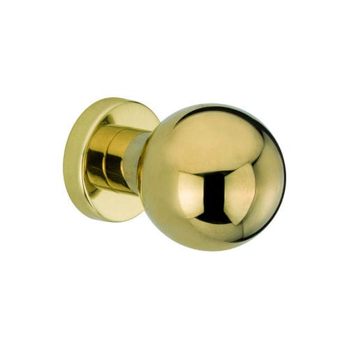 Bouton de porte contemporain - Sfera  - REGUITTI - en laiton / satiné / poli
