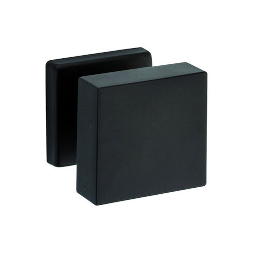 Bouton de porte contemporain - Quadro Fixed - REGUITTI - en laiton / en zamak / satiné