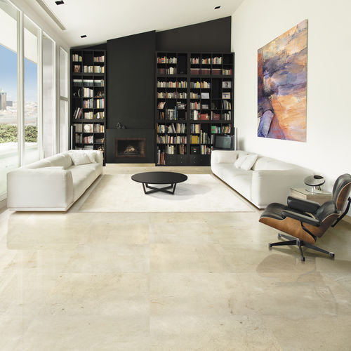 Carrelage en marbre - CREMA MARFIL COTO® - Levantina - poli / brillant / d'intérieur
