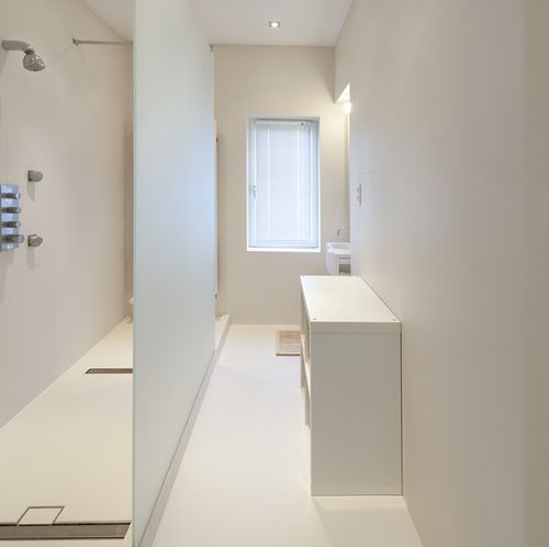 Carrelage en grès cérame - TECHLAM® : BASIC NEU - Levantina - poli / d'intérieur / d'extérieur
