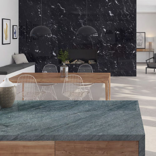 Carrelage en granit - BLACK : CHEYENNE - Levantina - poli / d'intérieur / mural