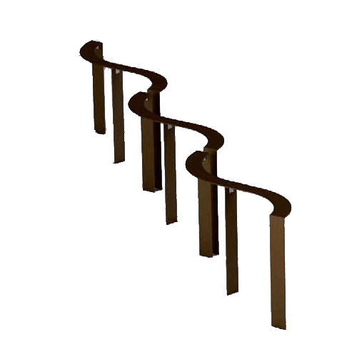 Range-vélo au sol - RAIL - Euroform K. Winkler GmbH - pour espace public / en acier galvanisé / professionnel