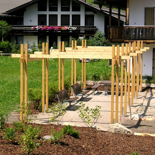 Pergola autoportée - PERGOLA - Euroform K. Winkler GmbH - adossée / en bois / professionnelle