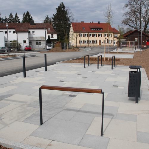 Range-vélo au sol - LINEASOSTA - Euroform K. Winkler GmbH - pour espace public / en acier galvanisé / en bois