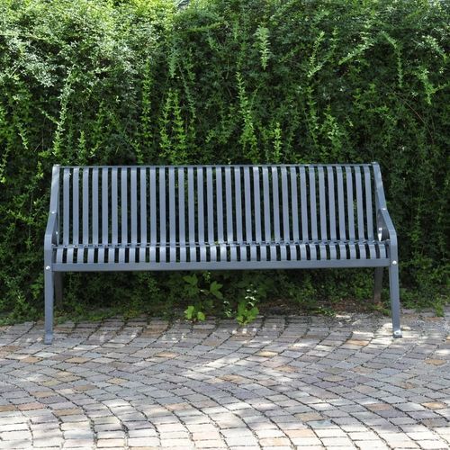 Banc public contemporain - TULIP - Euroform K. Winkler GmbH - en métal / en fer / avec dossier