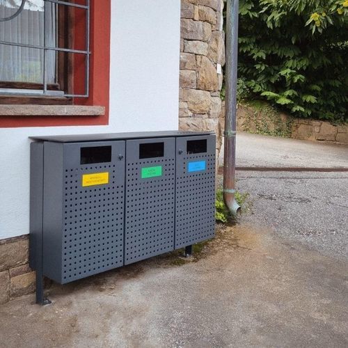 Poubelle publique - ECOLOGY - Euroform K. Winkler GmbH - de tri sélectif / en tôle d'acier / en fer