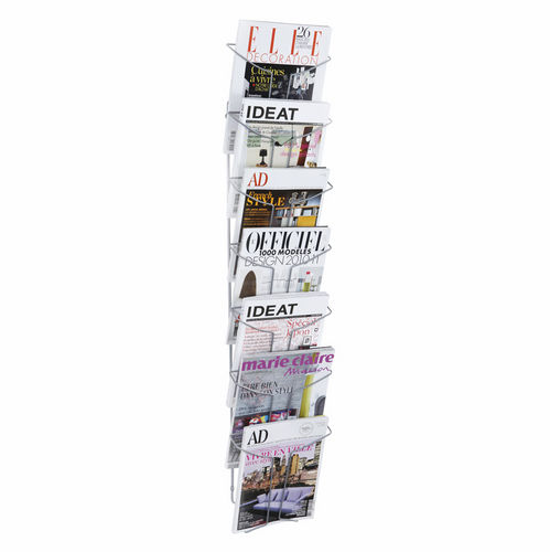 Porte-brochures mural - DDFIL7M - ALBA - en métal / pour commerce