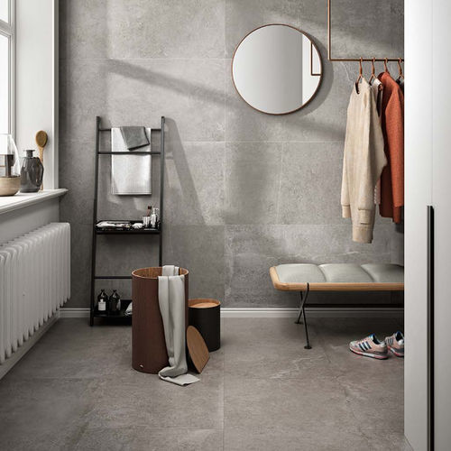 Carrelage en grès cérame - STONCRETE - Cooperativa Ceramica D`Imola - mat / à relief / finition naturelle