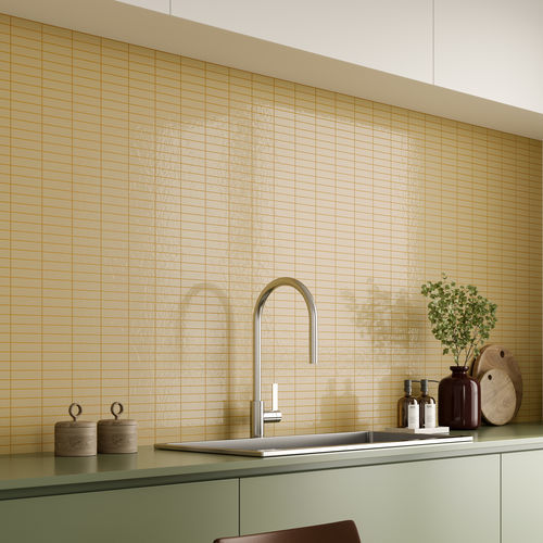 Carrelage en grès cérame - CROMIA - Cooperativa Ceramica D`Imola - brillant / texturé / imprimé