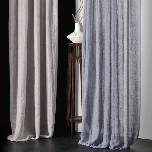 Tissu pour rideaux - FAVILLE  - Agena Srl - uni / en lin / lavable