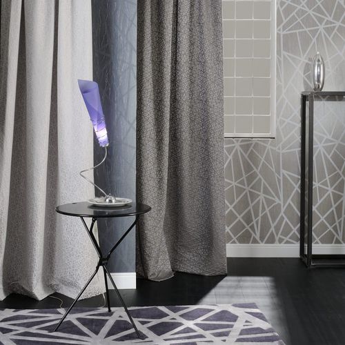 Tissu d'ameublement - STREETS - Agena Srl - pour rideaux / à motif géométrique / en coton