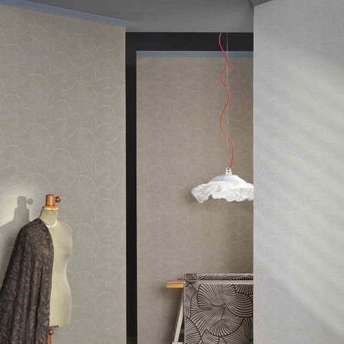 Papier peint contemporain - VENTAGLI - Agena Srl - en textile non-tissé / à motif / aspect tissu