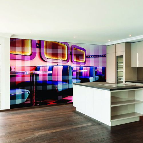 Papier peint contemporain - HAPPY DAYS - Agena Srl - en textile non-tissé / à motif / aspect tissu