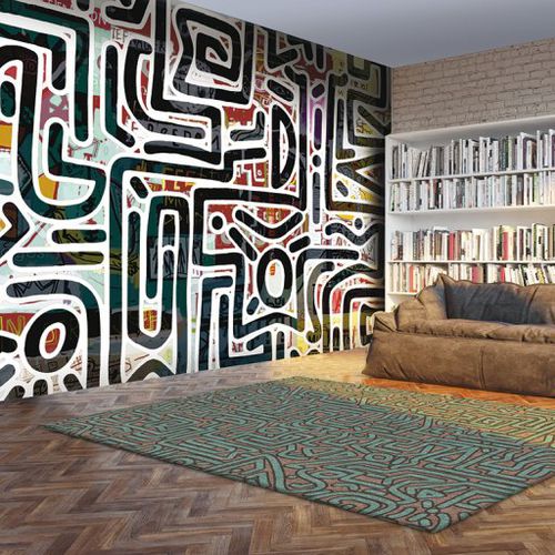Papier peint contemporain - GRAFICA - Agena Srl - en textile non-tissé / à motif / aspect tissu