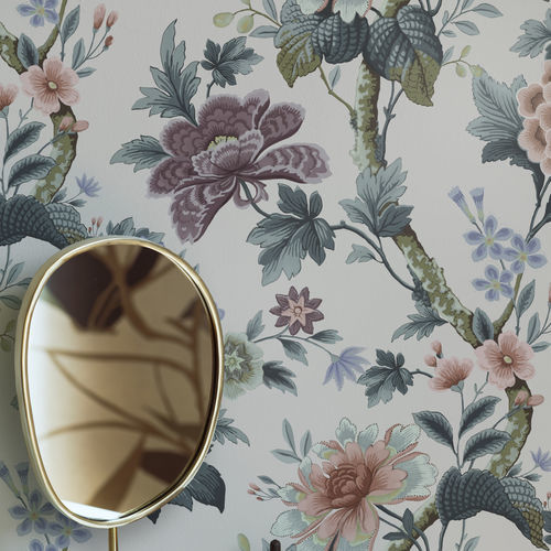 Papier peint contemporain - SOPHIA - Agena Srl - en textile non-tissé / à motif nature / à motif floral
