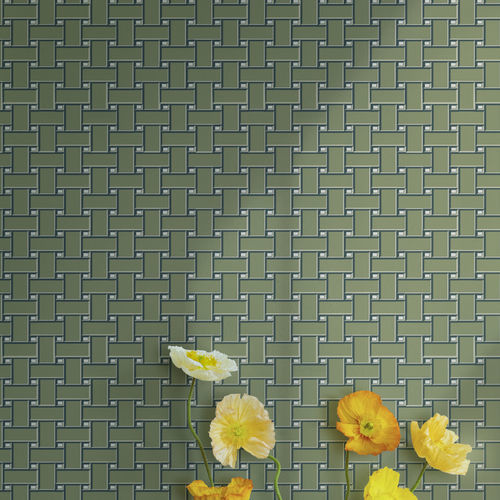 Papier peint contemporain - WELDED - Agena Srl - en textile non-tissé / à motif géométrique / multicolore