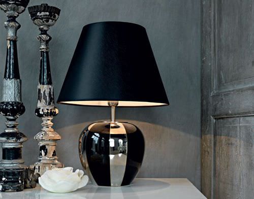 Lampe de table - GALILEO - Le Porcellane - en coton / en porcelaine / en PVC