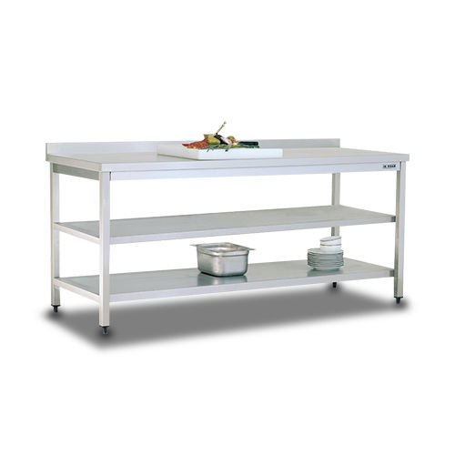 Table de préparation en acier inox - TCA - INOKSAN - avec rangement / professionnelle
