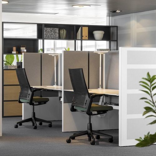 Bureau pour open space - TEAM_UP - Ahrend - sur pied / pour 2 personnes / contemporain