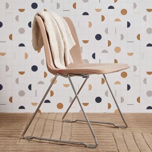 Chaise visiteur contemporaine - NOMI - Ahrend - d'intérieur / en tissu / en plastique