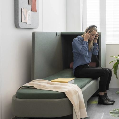 Méridienne contemporaine - POWERNAP - Ahrend - en tissu / professionnelle