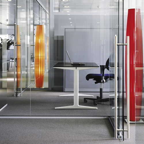 Bureau contemporain - MEHES - Ahrend - en aluminium / modulable / à hauteur réglable