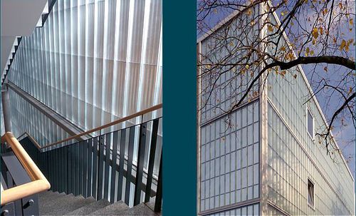 Brise-soleil en verre - PROVE - INGLAS GmbH & Co. KG - pour façade / vertical / fixe