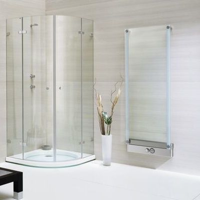 Radiateur électrique - SUPRATHERM - INGLAS GmbH & Co. KG - 1001 w...1500 w / contemporain / face en verre trempé