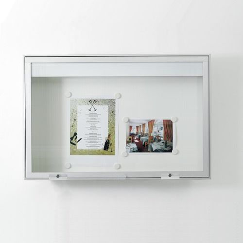 Panneau d'affichage mural - 10025 16XA4 DIN A0 - SDB Vitrinebouw BV - d'intérieur / d'extérieur / magnétique