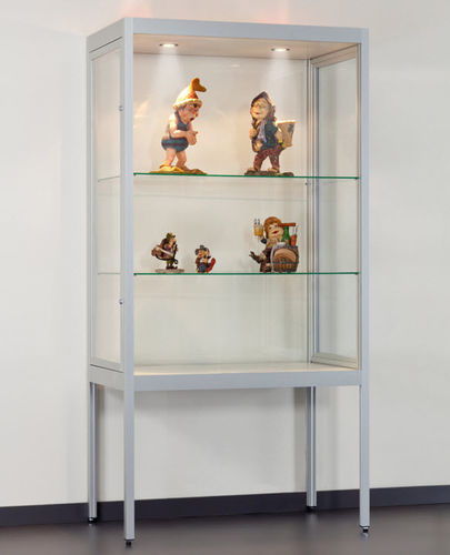 Vitrine contemporaine - DUSTPROOF V8 1000  - SDB Vitrinebouw BV - sur piétement / en verre / en bois