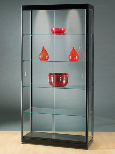 Vitrine contemporaine - GPC 1000 - SDB Vitrinebouw BV - en verre / en bois / aluminium