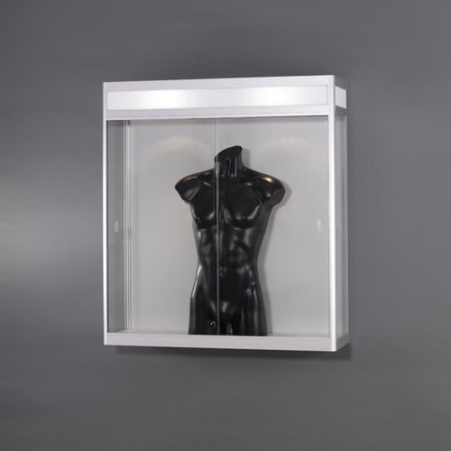 Vitrine contemporaine - 114 1000 - SDB Vitrinebouw BV - murale / en verre / en aluminium anodisé