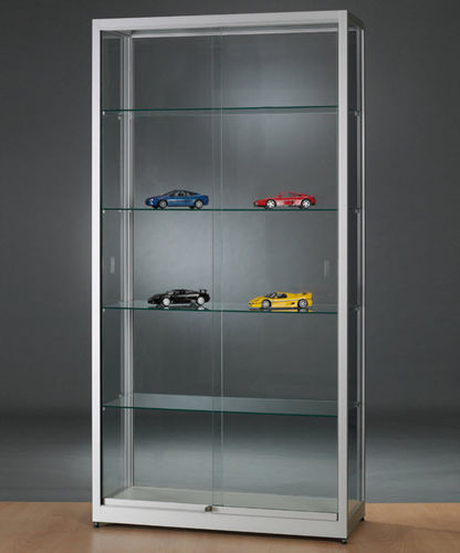 Vitrine contemporaine - WME 1000  - SDB Vitrinebouw BV - en verre / en bois / en aluminium anodisé