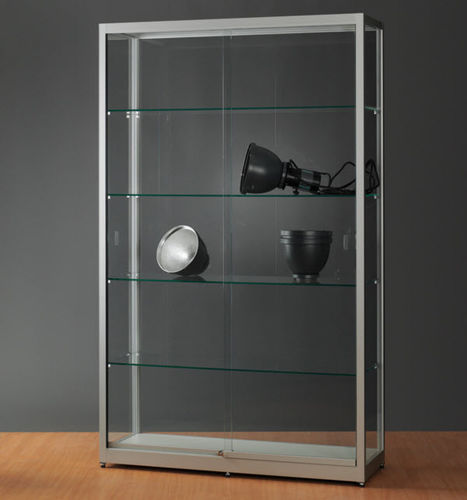 Vitrine contemporaine - 311 1200 - SDB Vitrinebouw BV - en verre / en bois / en aluminium anodisé