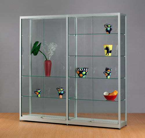 Vitrine contemporaine - 311 1976 - SDB Vitrinebouw BV - en verre / en bois / en aluminium anodisé