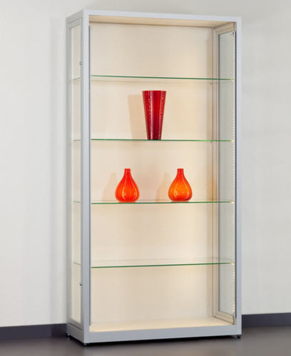 Vitrine contemporaine - DUSTPROOF V8 1000  - SDB Vitrinebouw BV - en verre / en bois / en aluminium anodisé