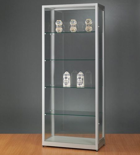 Vitrine contemporaine - DUSTPROOF V8 800  - SDB Vitrinebouw BV - en verre / en bois / en aluminium anodisé